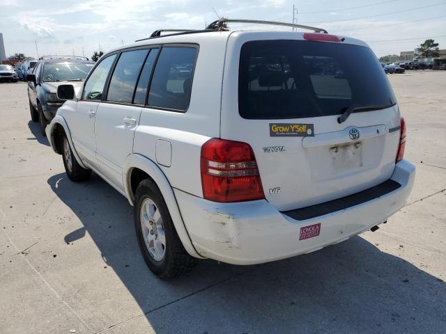 Photo 3 from auction – 2003 TOYOTA HIGHLANDER with VIN JTEGF21A630096183