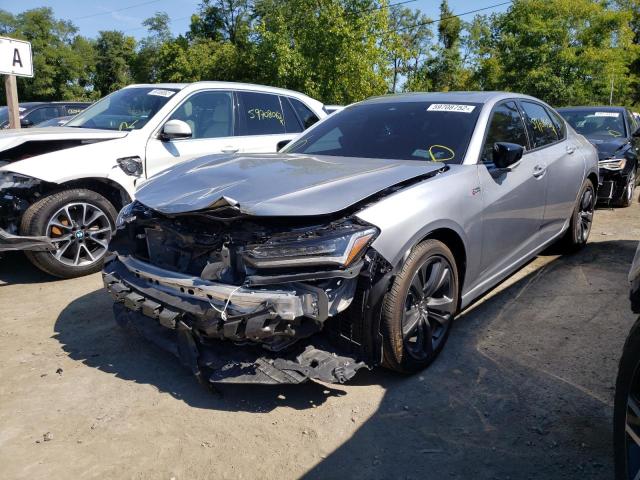 Photo 2 from auction – 2021 ACURA TLX TECH A with VIN 19UUB5F58MA012104