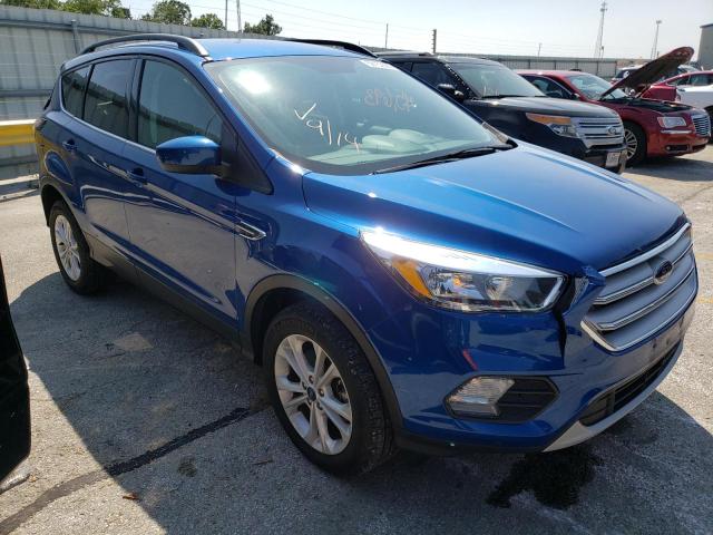 FORD ESCAPE SE 2018 with VIN 1FMCU9GD4JUA84876 - Photo from auction