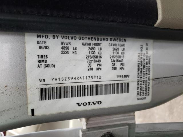Photo 10 from auction – 2004 VOLVO XC70 with VIN YV1SZ59HX41135212