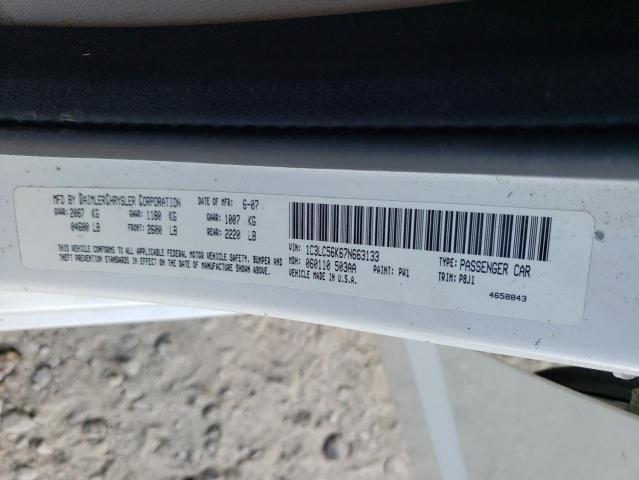 Photo 10 from auction – 2007 CHRYSLER SEBRING TO with VIN 1C3LC56K67N663133