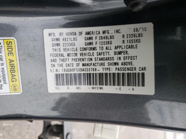 Photo 10 from auction – 2013 ACURA TL TECH with VIN 19UUA9F5XBA000768