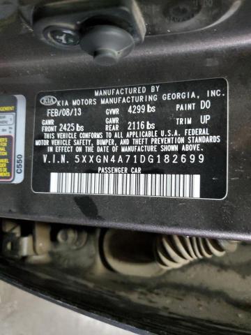 Photo 10 from auction – 2013 KIA OPTIMA EX with VIN 5XXGN4A71DG182699
