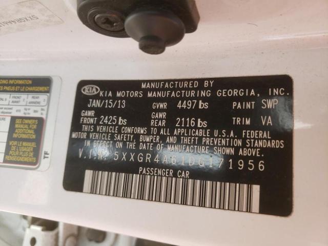 Photo 10 from auction – 2013 KIA OPTIMA SX with VIN 5XXGR4A61DG171956