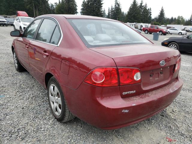 Photo 3 from auction – 2007 KIA OPTIMA LX with VIN KNAGE123675109294