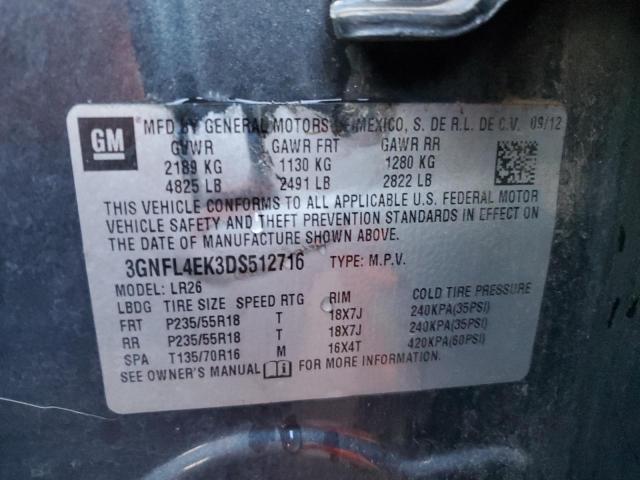 Photo 10 from auction – 2013 CHEVROLET CAPTIVA LT with VIN 3GNFL4EK3DS512716