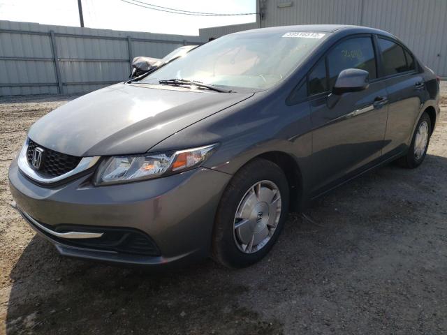 Photo 2 from auction – 2013 HONDA CIVIC HF with VIN 2HGFB2F6XDH589170