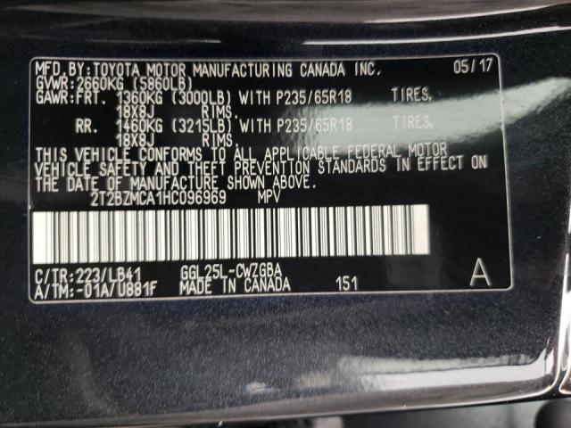 Photo 10 from auction – 2017 LEXUS RX 350 BAS with VIN 2T2BZMCA1HC096969