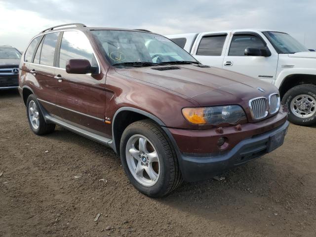BMW X5 4.4I 2000 with VIN WBAFB3353YLH05205 - Photo from auction