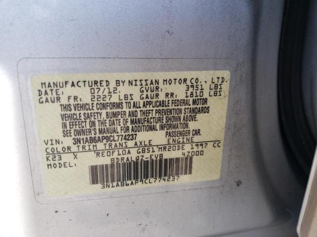 Photo 10 from auction – 2012 NISSAN SENTRA 2.0 with VIN 3N1AB6AP9CL774237