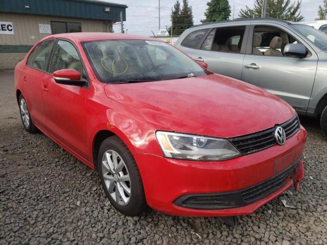 VOLKSWAGEN JETTA SE 2012 with VIN 3VWDP7AJ7CM419538 - Photo from auction