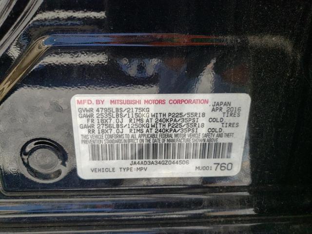 Photo 10 from auction – 2016 MITSUBISHI OUTLANDER with VIN JA4AD3A34GZ044506