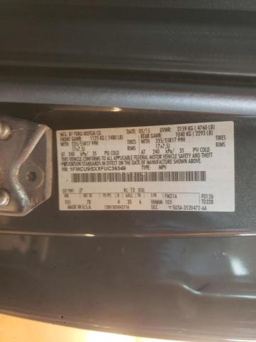Photo 10 from auction – 2015 FORD ESCAPE SE with VIN 1FMCU9GXXFUC39349