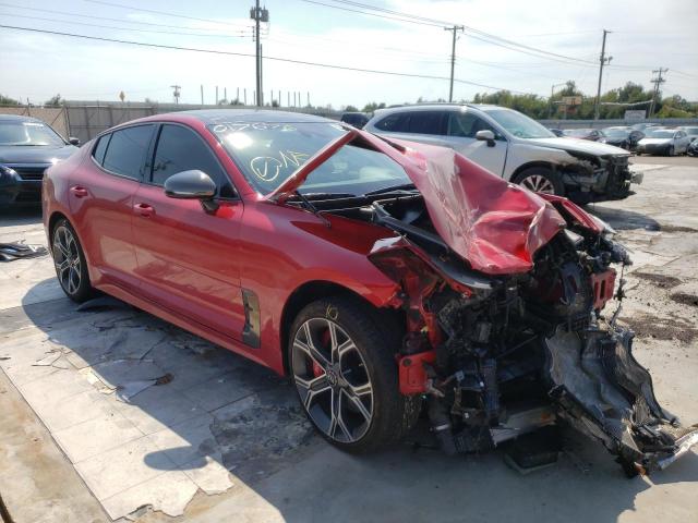 KIA STINGER GT 2018 with VIN KNAE55LC0J6017676 - Photo from auction