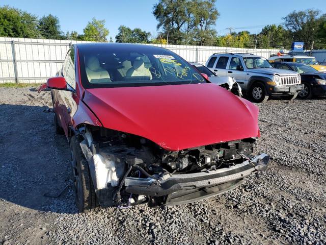 TESLA MODEL X 2021 with VIN 5YJXCBE51MF326340 - Photo from auction