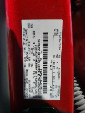 Photo 10 from auction – 2015 FORD F150 SUPER with VIN 1FTEW1CP8FKE84600
