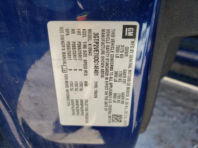 Photo 10 from auction – 2013 GMC SIERRA K15 with VIN 3GTP2VE79DG146491