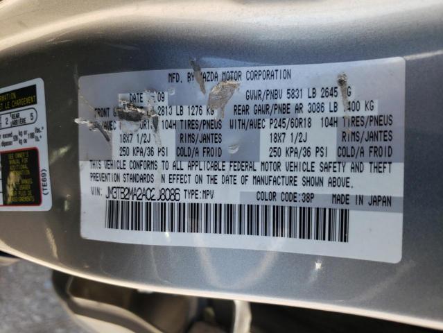 Photo 10 from auction – 2010 MAZDA CX-9 with VIN JM3TB2MA2A0208086