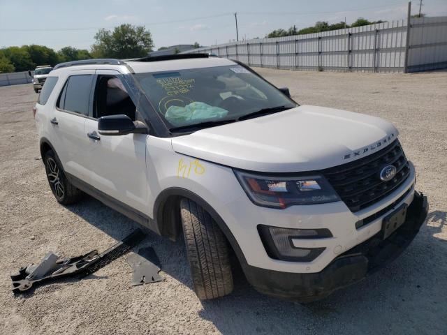 FORD EXPLORER S 2017 with VIN 1FM5K8GTXHGC31372 - Photo from auction