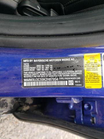 Photo 10 from auction – 2019 MINI COOPER S with VIN WMWXU3C59K2H87954