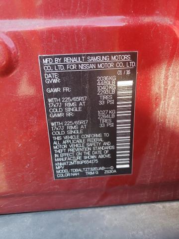 Photo 10 from auction – 2016 NISSAN ROGUE S with VIN KNMAT2MT8GP654175