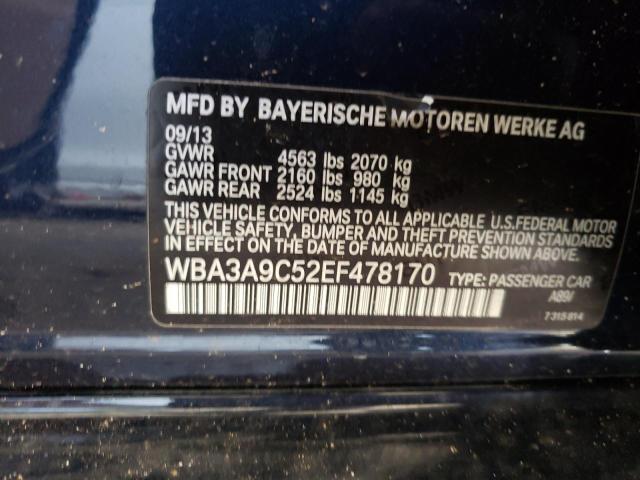 Photo 10 from auction – 2014 BMW 335 I with VIN WBA3A9C52EF478170