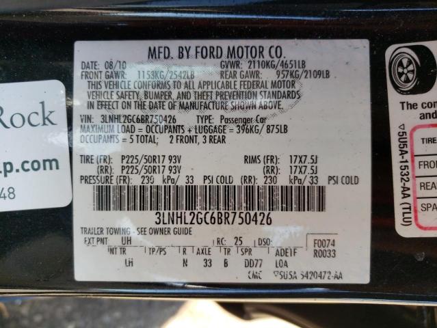 Photo 10 from auction – 2011 LINCOLN MKZ with VIN 3LNHL2GC6BR750426