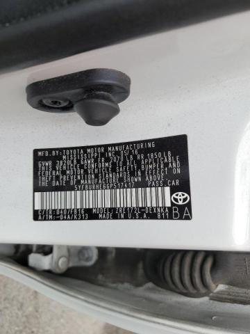 Photo 10 from auction – 2016 TOYOTA COROLLA L with VIN 5YFBURHE6GP517417