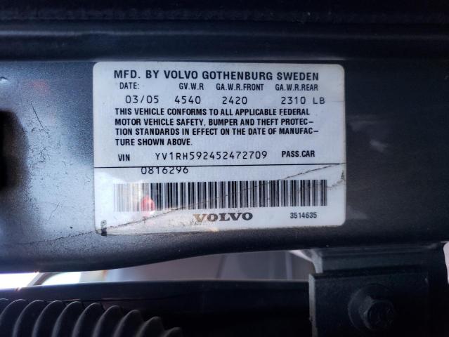 Photo 10 from auction – 2005 VOLVO S60 2.5T with VIN YV1RH592452472709