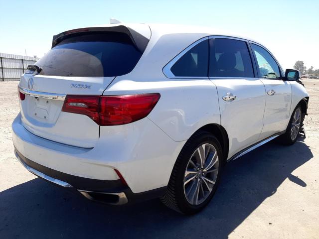Photo 4 from auction – 2017 ACURA MDX TECHNO with VIN 5FRYD3H50HB009673