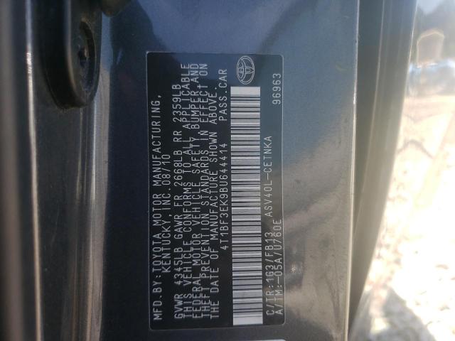 Zdjęcie 10 z aukcji – 2011 TOYOTA CAMRY BASE z VIN 4T1BF3EK9BU644414