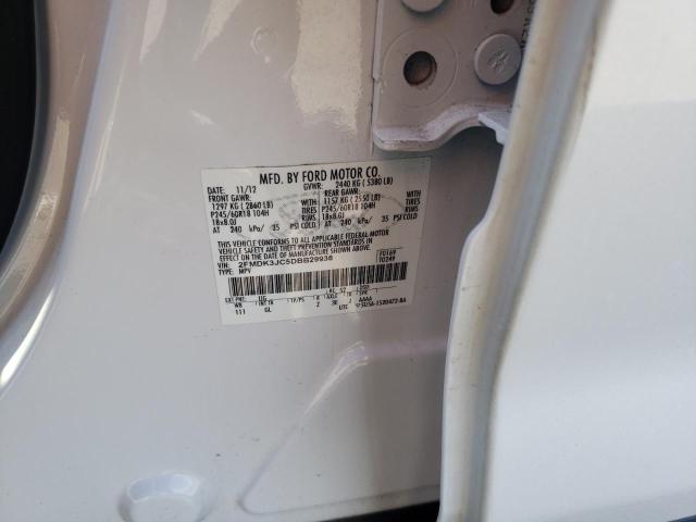 Photo 10 from auction – 2013 FORD EDGE SEL with VIN 2FMDK3JC5DBB29938