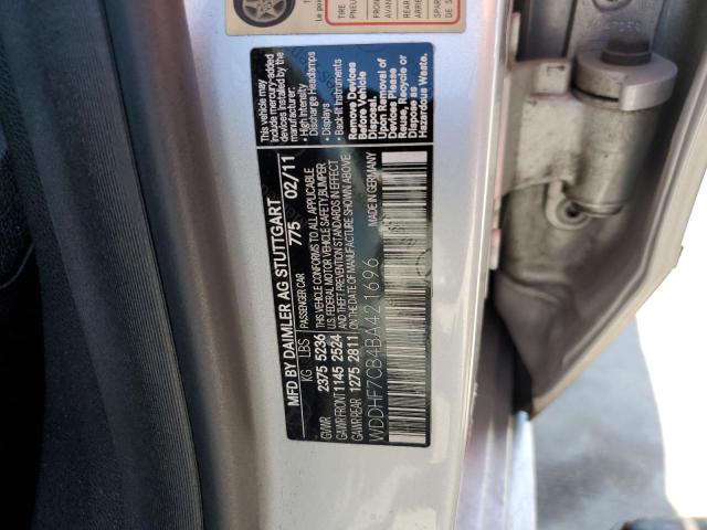Photo 10 from auction – 2011 MERCEDES-BENZ E 550 with VIN WDDHF7CB4BA421696