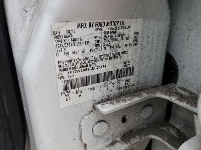 Photo 10 from auction – 2012 FORD F250 SUPER with VIN 1FT7W2A69CEC75174