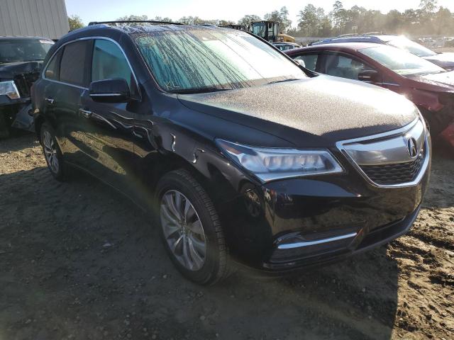 ACURA MDX TECHNO 2015 with VIN 5FRYD4H44FB022811 - Photo from auction