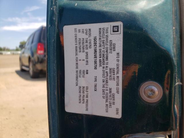 Photo 10 from auction – 1997 CHEVROLET GMT-400 C1 with VIN 1GCEC19R3VE108790