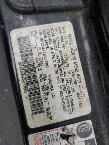 Photo 10 from auction – 2009 NISSAN 370Z with VIN JN1AZ44E09M403802