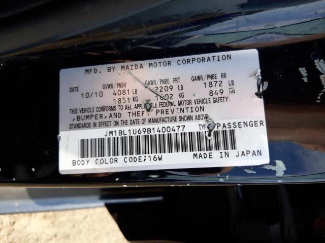 Photo 10 from auction – 2011 MAZDA 3 S with VIN JM1BL1U69B1400477