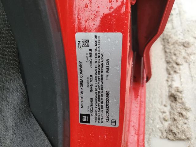 Photo 10 from auction – 2014 CHEVROLET SPARK 1LT with VIN KL8CD6S92EC535569