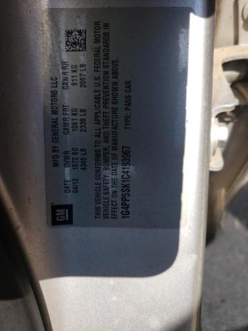 Photo 10 from auction – 2012 BUICK VERANO with VIN 1G4PP5SK1C4193967