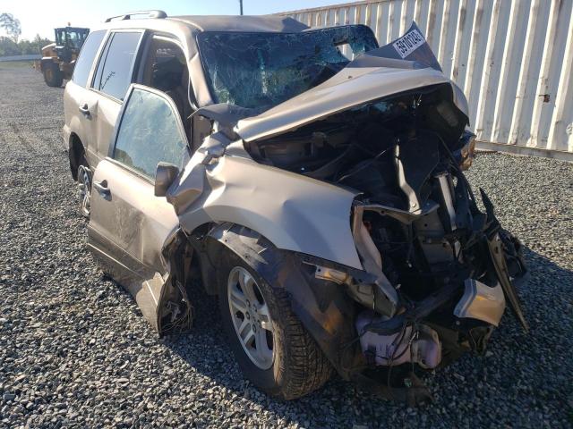 HONDA PILOT EXL 2003 with VIN 2HKYF18583H551677 - Photo from auction