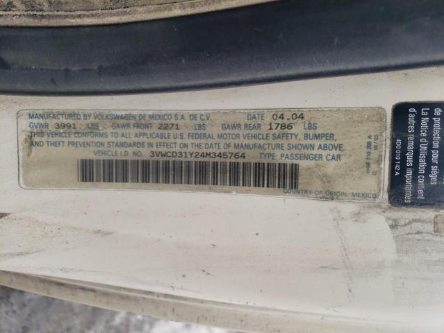 Photo 10 from auction – 2004 VOLKSWAGEN NEW BEETLE with VIN 3VWCD31Y24M345764