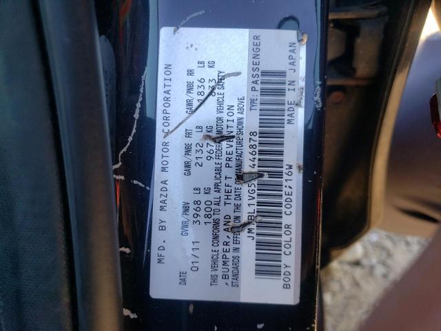 Photo 10 from auction – 2011 MAZDA 3 I with VIN JM1BL1VG5B1446878