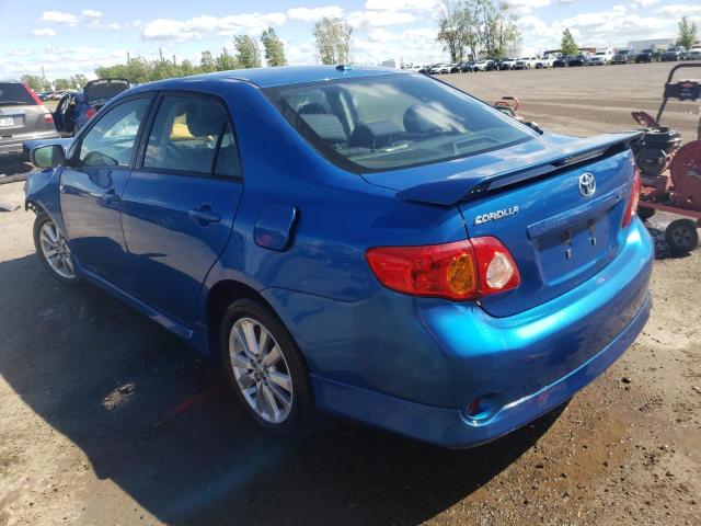 Photo 3 from auction – 2009 TOYOTA COROLLA BA with VIN 2T1BU40E99C084483