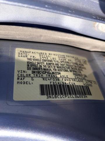 Photo 10 from auction – 2012 NISSAN VERSA S with VIN 3N1BC1CP1CL362234