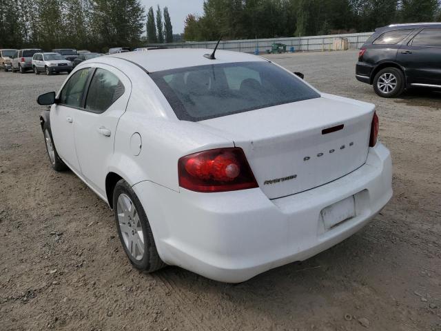 Photo 3 from auction – 2012 DODGE AVENGER SE with VIN 1C3CDZABXCN310402