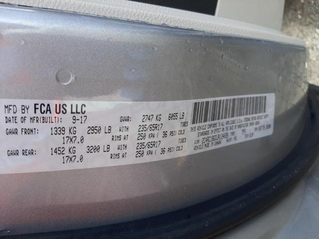 Photo 10 from auction – 2018 CHRYSLER PACIFICA T with VIN 2C4RC1BG3JR124026