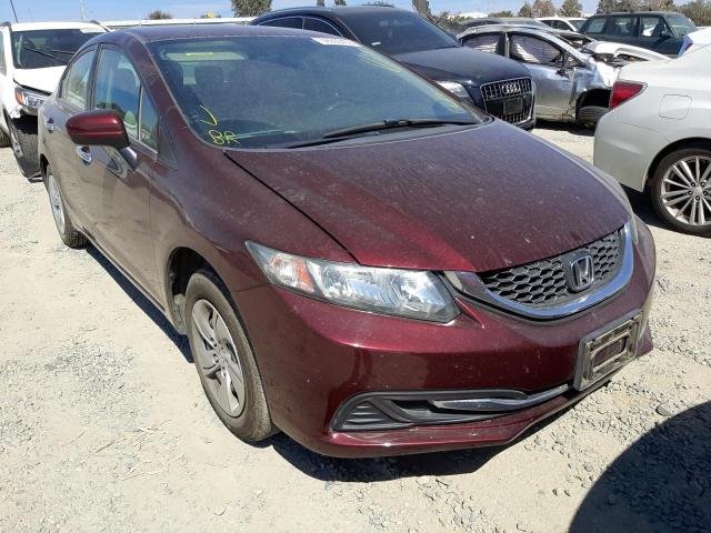 Photo 1 from auction – 2014 HONDA CIVIC LX with VIN 19XFB2F56EE241773