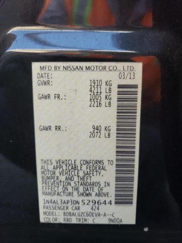 Photo 10 from auction – 2013 NISSAN ALTIMA 2.5 with VIN 1N4AL3AP3DN529644