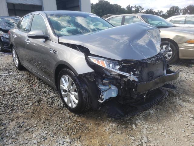 KIA OPTIMA EX 2018 with VIN 5XXGU4L31JG208789 - Photo from auction